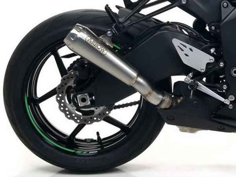 Arrow Pro-Race Slip-on Exhaust Nichrome with Steel End Cap ZX-6R 636 2009-2025 2026  71898PRI