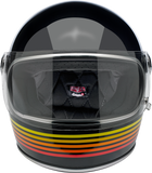 BILTWELL Gringo S Helmet - Gloss Black Spectrum - Medium 1003-536-103