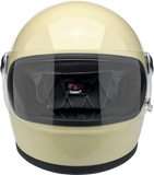 BILTWELL Gringo S Helmet - Gloss Vintage White - XS 1003-102-101