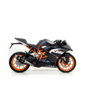 71813AON  Arrow Thunder Exhaust, Aluminum Dark for KTM RC 125 / Duke 390 / RC390 2013-2016