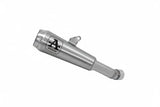 71874PRI Arrow Pro-Race Slip-on Exhaust, Nichrome for  Ninja 400/Z400 500 2019- 2025