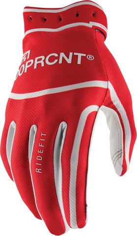 Ridefit Gloves Red Md