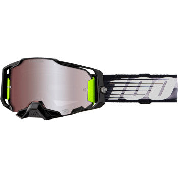 100% Armega Goggle - Lightspeed - HiPER Silver Flash Lens 50003-00014