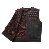Hornet Men's Club Style Leather Vest