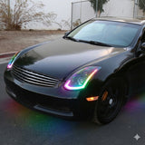 NTXGLOW RGB headlights (2003 - 2007 Infiniti G35 coupe)