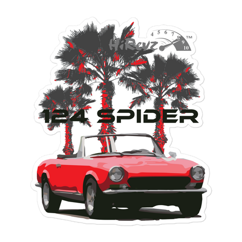 Fiat 124 Spider Stickers