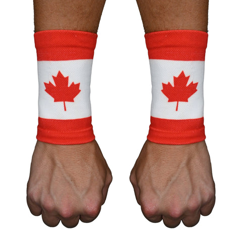 Canada Flag Wrist Support Sleeves