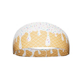White Ice Cream Headband