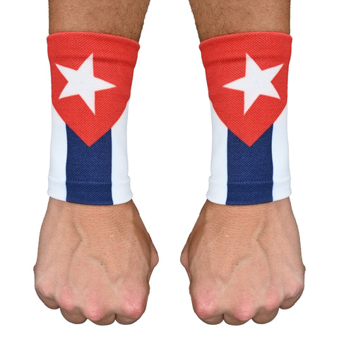 Cuba Flag Wrist Support Sleeves