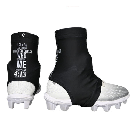 Philippians 4:13 Cross Cleat Covers (Spats)