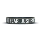 NO FEAR, JUST FAITH Wristband