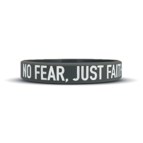 NO FEAR, JUST FAITH Wristband
