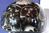 Custom Polish Eagle with skulls theme helmet