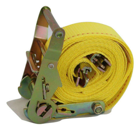 2" x 12 Ft Interior Van Ratchet E-Track Straps w/ Spring E Fittings | 20 PACK