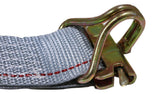 2" x 16 Ft Ratchet Strap w/ Spg E & Wire Hk for E & F-Tracks 16 PACK | R16EW