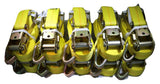 QTY 50 - 2" x 27 Ft. Flatbed Ratchet Strap w/ Wire Hooks