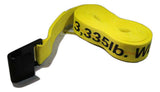2" X 27 Ft. Ratchet Strap w/ Flat Hooks | 50 PACK