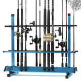 Fishing Pole Aluminum Rack (3 Sizes)