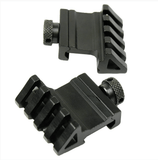 45 Degree Offset Rail Mount Quick Release for Picatinny Weaver Rail