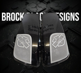 14-24 Harley Davidson bag lid Speaker Grill Cover shark theme