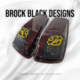 14-24 Harley Davidson bag lid Speaker Grill Cover shark theme