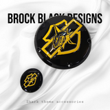 3D Shark themed derby cover