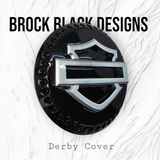 3D Shield themed riveted derby cover