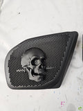 98 to 2024 Road Glide 3D skull and dagger speakers grill covers set