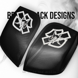 14-24 Harley Davidson bag lid Speaker Grill Cover shark theme