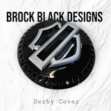 3D Shield themed riveted derby cover