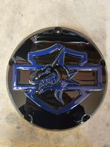 3D Shark themed derby cover