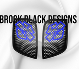 14-24 Harley Davidson bag lid Speaker Grill Cover shark theme