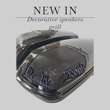 24+ Harley Davidson bag lid Speaker Grill Cover We the People