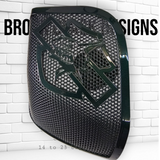 14-24 Harley Davidson bag lid Speaker Grill Cover shark theme