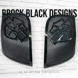 14-24 Harley Davidson bag lid Speaker Grill Cover shark theme