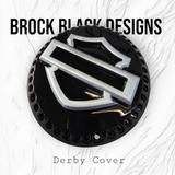 3D Shield themed riveted derby cover