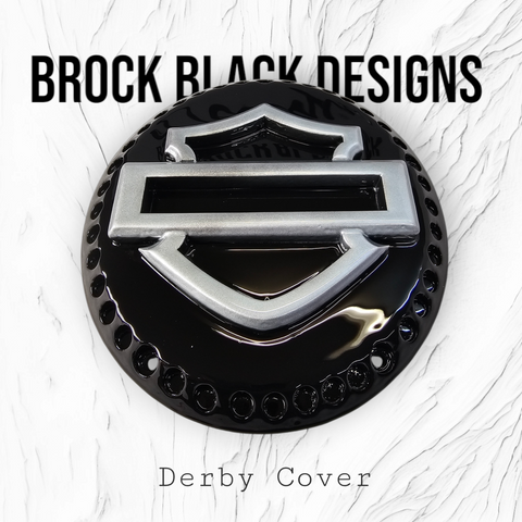 3D Shield themed riveted derby cover