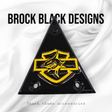 Backrest plate (Souixxcide choppers) 3D shark theme