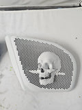 98 to 2024 Road Glide 3D skull and dagger speakers grill covers set