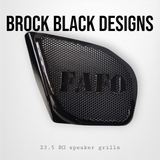 98 to 2024 Road Glide 3D FAFO speakers grill covers set