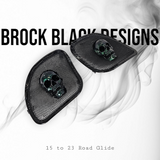 98 to 2024 Road Glide 3D vampire speakers grill covers set