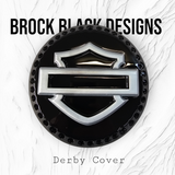 3D Shield themed riveted derby cover