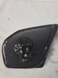 98 to 2024 Road Glide 3D skull and dagger speakers grill covers set