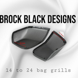 14-24 Harley Davidson bag lid Speaker Grill Cover webbed skull