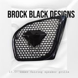 98 to 2024 Road Glide 3D blood diamond speakers grill covers set