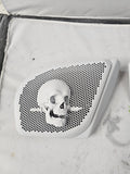 98 to 2024 Road Glide 3D skull and dagger speakers grill covers set