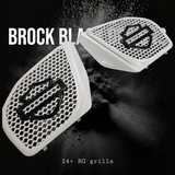 98 to 2024 Road Glide 3D shield speakers grill covers set