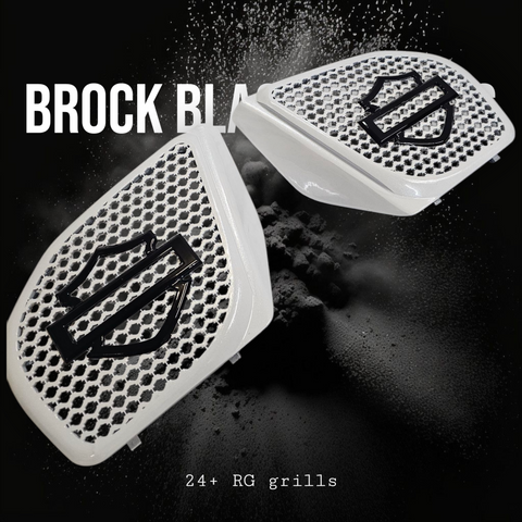 98 to 2024 Road Glide 3D shield speakers grill covers set