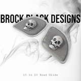 98 to 2024 Road Glide 3D vampire speakers grill covers set