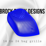 24+ Harley Davidson bag lid Speaker Grill Cover Air Force